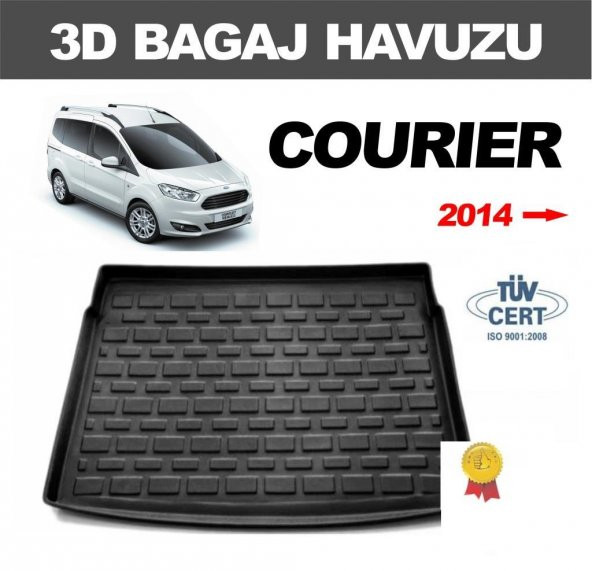 Ford Courier Bagaj Havuz Siyah