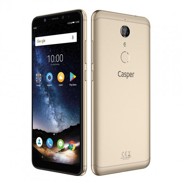 Casper VIA G1 Plus Altın Telefon Casper Türkiye Garantili