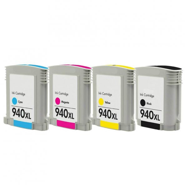 HP 940XL 4 renk Muadil kartuş Officejet PRO 8000/8500