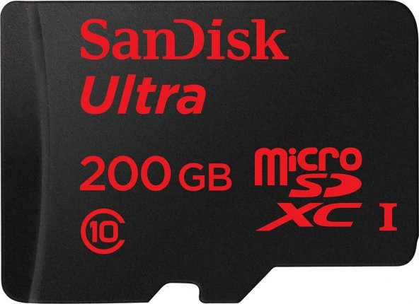 Sandisk 200GB Micro SD Hafıza Kartı Ultra Class10 90MB/s 600X
