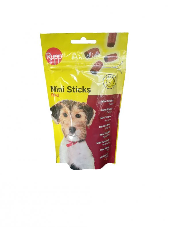 Rupp Mini Sticks Küçük Biftek Çubukları Köpek Ödülü 60 Gr