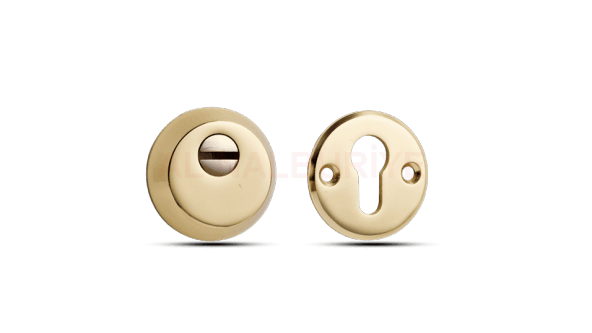 ÇELİK KAPI KİLİDİ SİLİNDİR ROZETİ BLİSTERLİ SARI