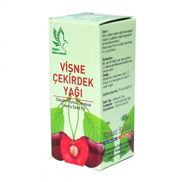 Doğan Vişne Çekirdeği Yağı 20cc - 3