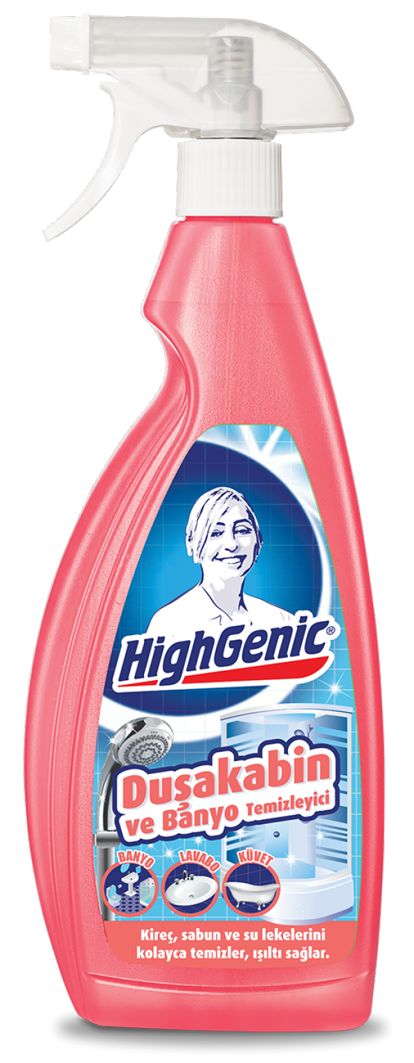 highgenic duşakabin ve banyo temizleyici 750 ml hg3053