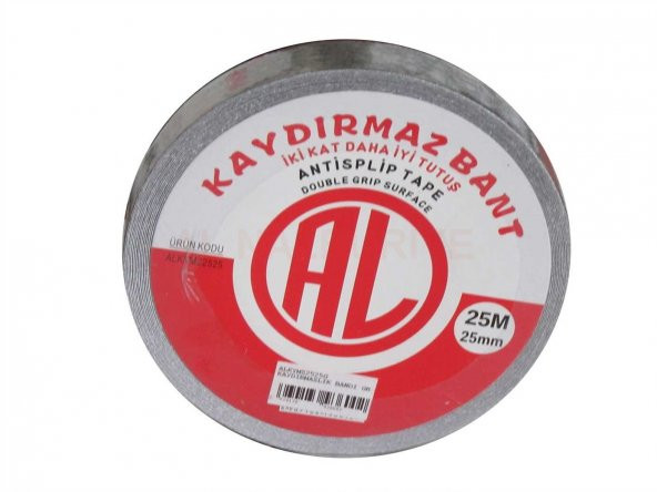 KAYDIRMAZLIK BANDI GRİ 25 MM 25 MT ürün görseli