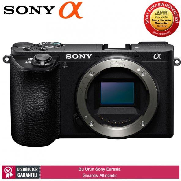 Sony a6500 Premium E-Mount Aynasız Fotoğraf Makinesi (GÖVDE)