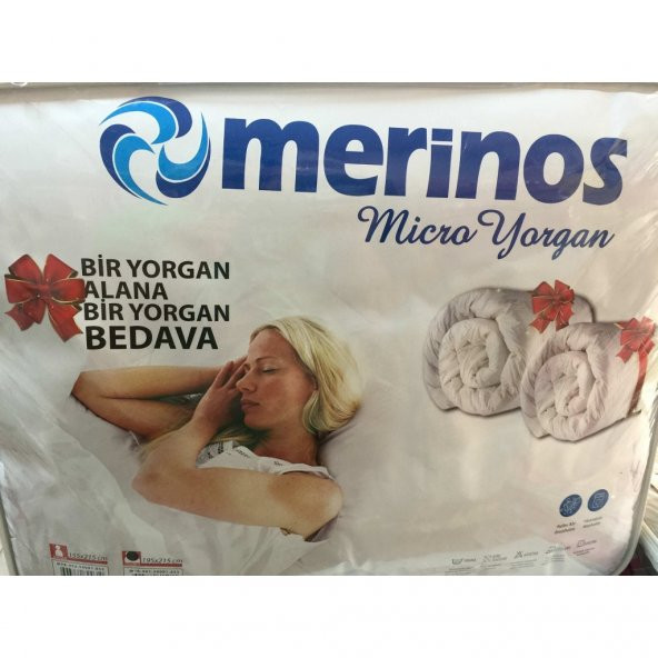 Merinos Microfiber Yorgan Çift Kişilik 195x215 1+1