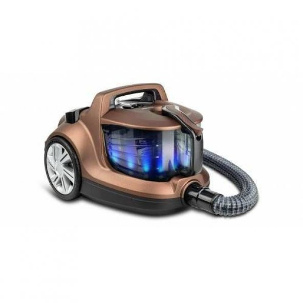 Fakir Veyron Turbo XL Premium Toz Torbasız Elektrikli Süpürge- Kahve