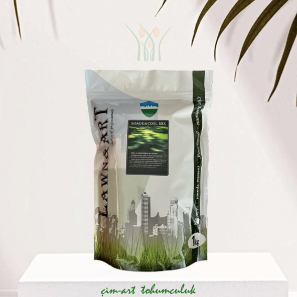 Lawn&Art Shade-Cool Mix Gölge Alanlar için Çim Tohumu Karışımı 1 kg - 2