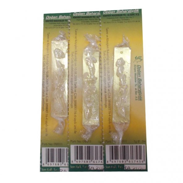 Doğan Baharatçılık Damla Sakızı 1 Gram Saf Doğal Mini Paket - 2