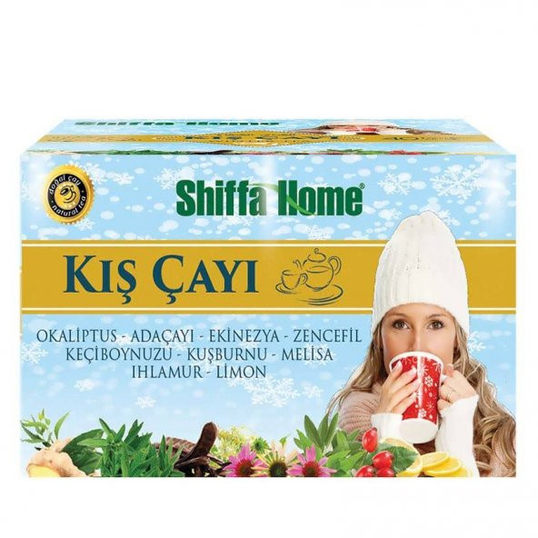 Shiffa Home Kış Çayı Karışık Bitki Süzen Poşet Çayı 40 x 2 G