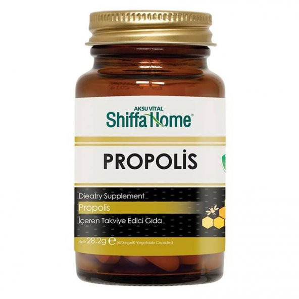Shiffa Home Propolis Kapsül 470 mg x 60 Adet Aksuvital  Shiffahome