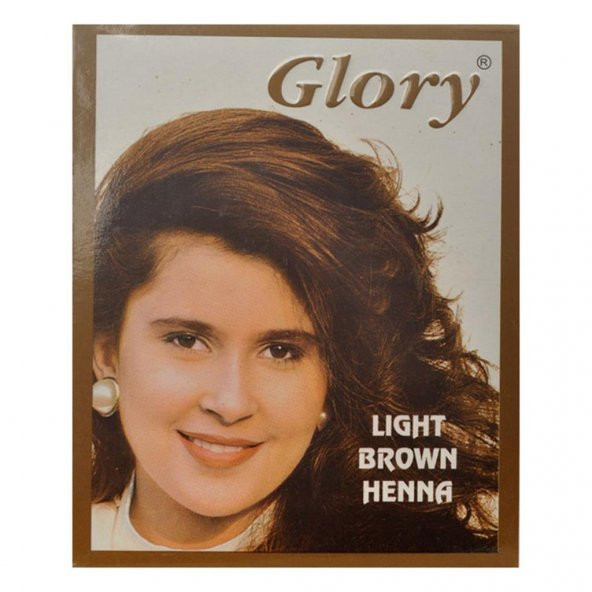 Glory Glory Açık Kahverengi Hint Kınası (Light Brown Henna) 10 Gr Paket
