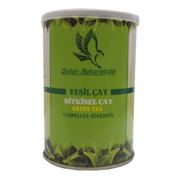 Doğan Baharatçılık Yeşil Çay Bitkisel Çayı Teneke 100 Gr Doğal