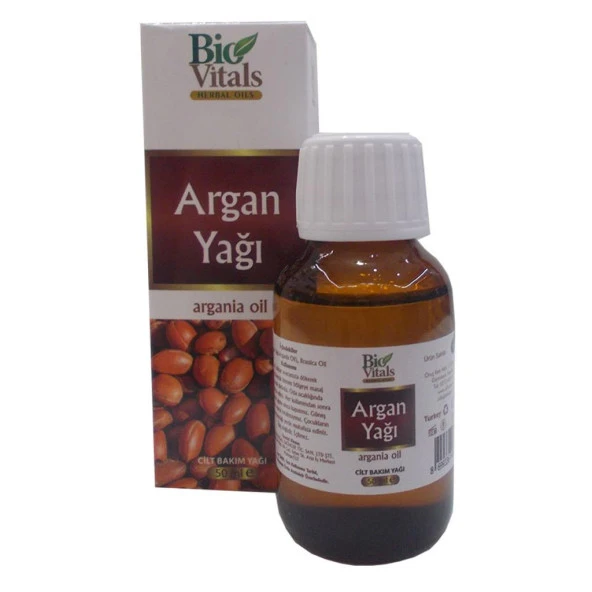Bio Vitals Argan Cilt Bakım Yağı 50ML Doğal Argania Brassia Oil