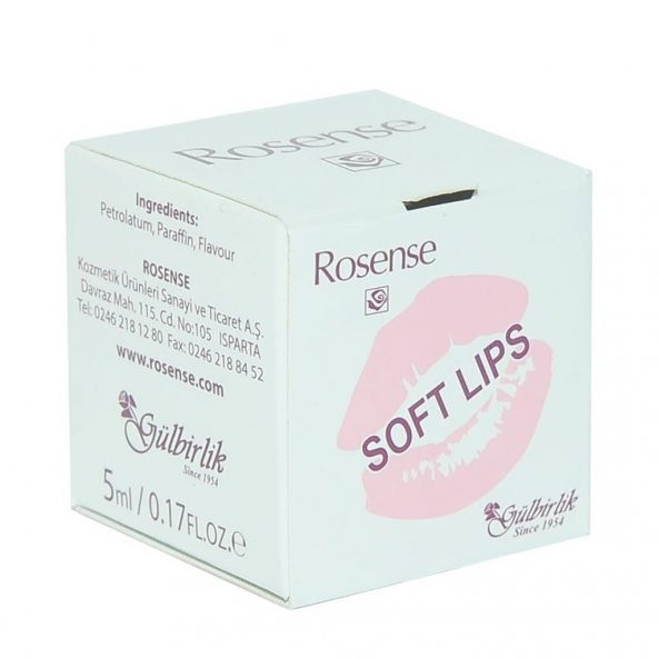 Rosense Gülbirlik Soft Lips Dudak Bakım Kremi 5Ml Dudak Vazelini - 3
