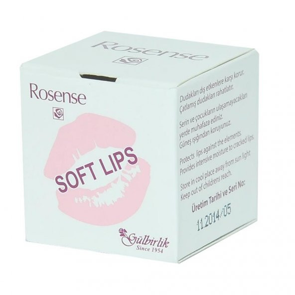 Rosense Gülbirlik Soft Lips Dudak Bakım Kremi 5Ml Dudak Vazelini - 4
