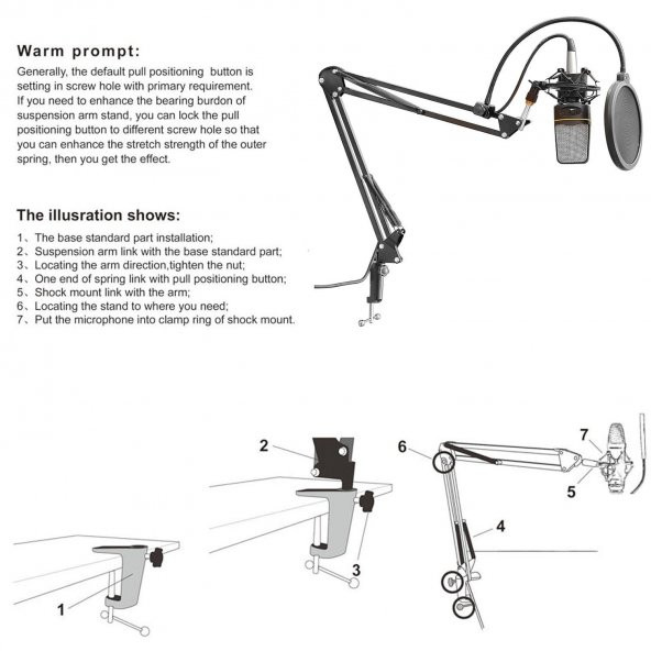 Neewer NW-35 Mikrofon Standı - 2