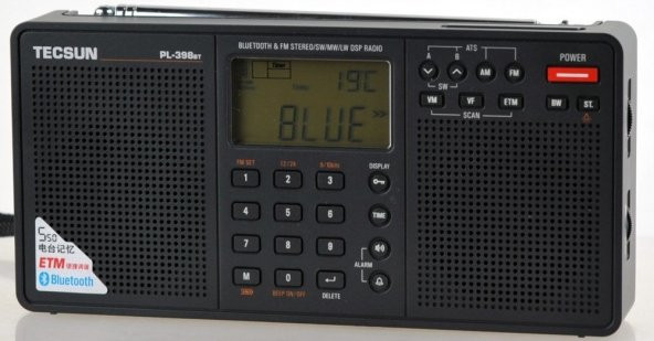 Tecsun PL398BT DSP Dijital Kısa Dalgalı Radyo