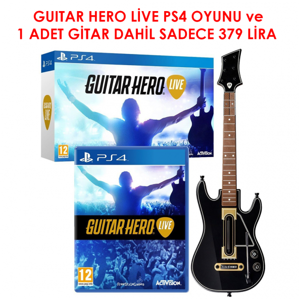 Guitar Hero Live Ps4 PlayStation 4 - OYUN CDSİ YOK