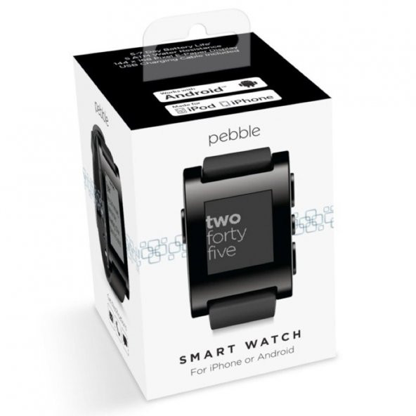 Pebble Smartwatch iPhone ve Android için