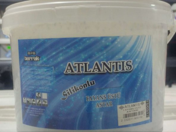 Atlantis Fayans üstü Fayans Astarı Seramik üstü Astar galon 3,5 kg
