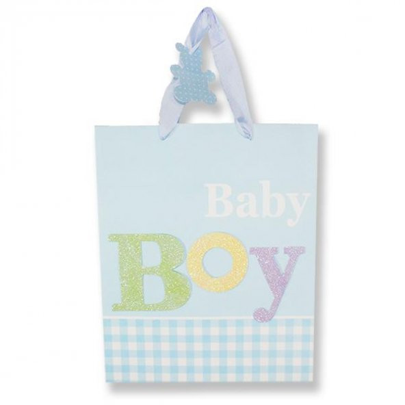 1 Adet 26x32cm Karton Çanta Baby Boy - 2