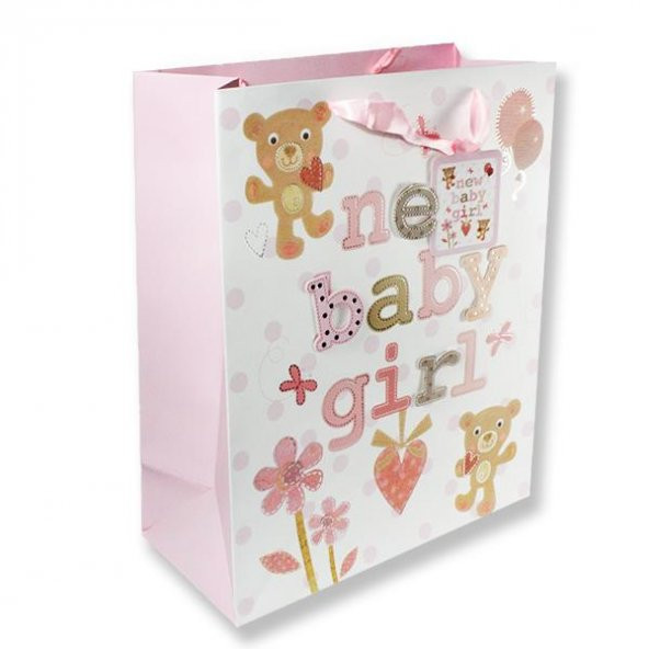 1 Adet 32x26cm Karton Çanta New Baby - 2