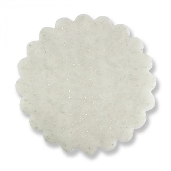 100 Adet 22cm Puantiyeli Organze Tül - 2