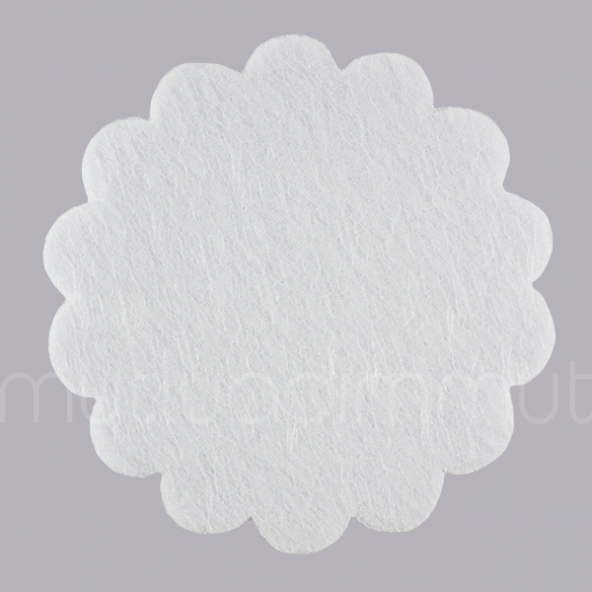 100 Adet 22 Cm Dantel Tül Kesilmiş Tül Organze Kumaş - 2