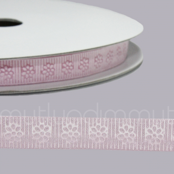 1cm X 22metre Çiçek Desenli Grogren Kurdela - 3
