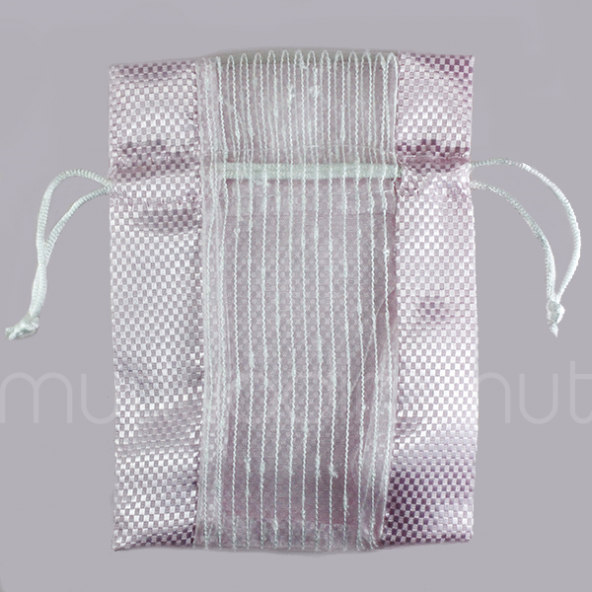 Parlak Önü Tüllü Kese 11x15cm 12 Adet - Resim 3