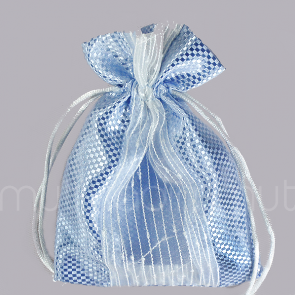 Parlak Önü Tüllü Kese 11x15cm 12 Adet - Resim 4