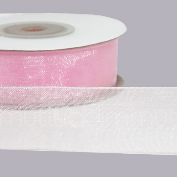 2cm X 22,5metre Düz Organze Kurdela - 3