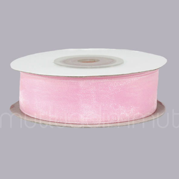 2cm X 22,5metre Düz Organze Kurdela - 4