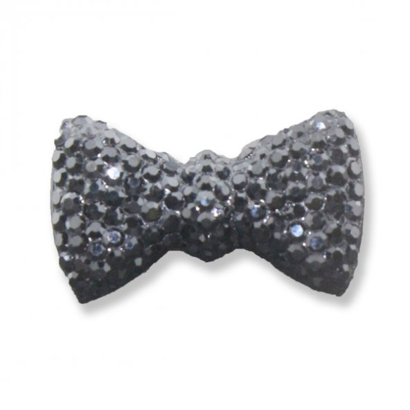 20 Adet 2x1cm Minik Akrilik Taşlı Fiyonk - 3