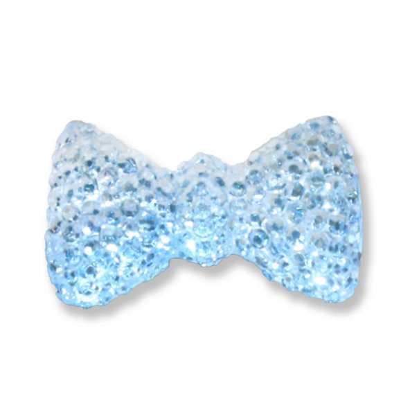 20 Adet 2x1cm Minik Akrilik Taşlı Fiyonk - 4