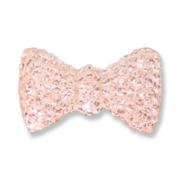 20 Adet 2x1cm Minik Akrilik Taşlı Fiyonk - 8