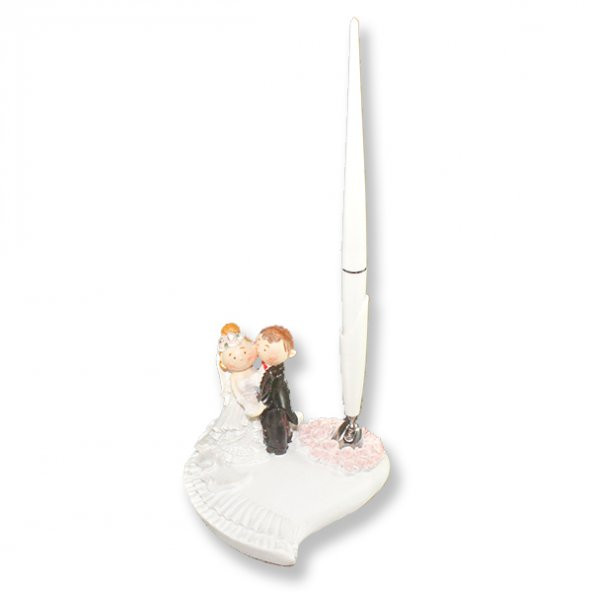 Anı Defteri Sevimli Gelin Damat Kalem-Kalemlik - 3