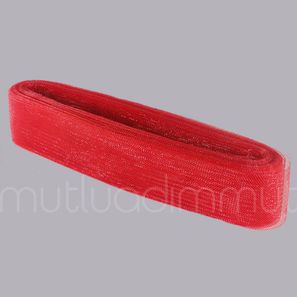 4,5cm X 25metre Düz Gren Esnek Kurdela Gelinlik Abiye - 9