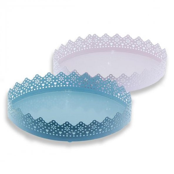 Oval Metal Tepsi 29x21cm - 2