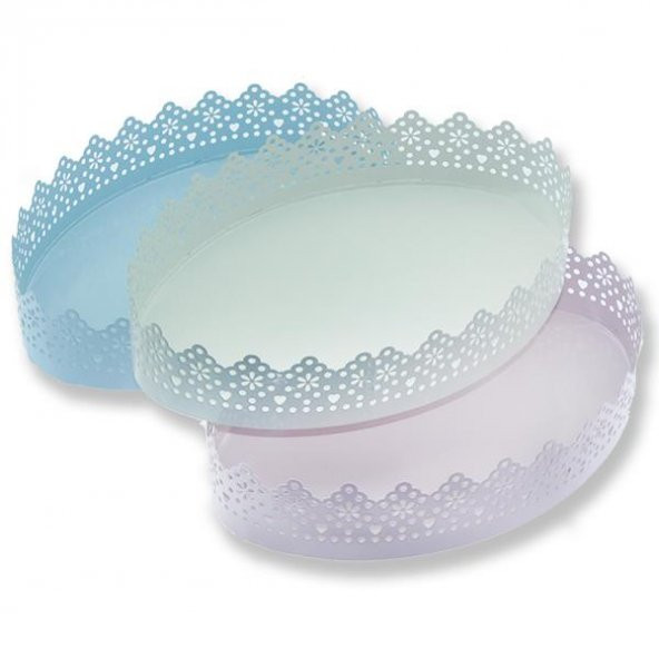 Oval Metal Tepsi 29x21cm - 3