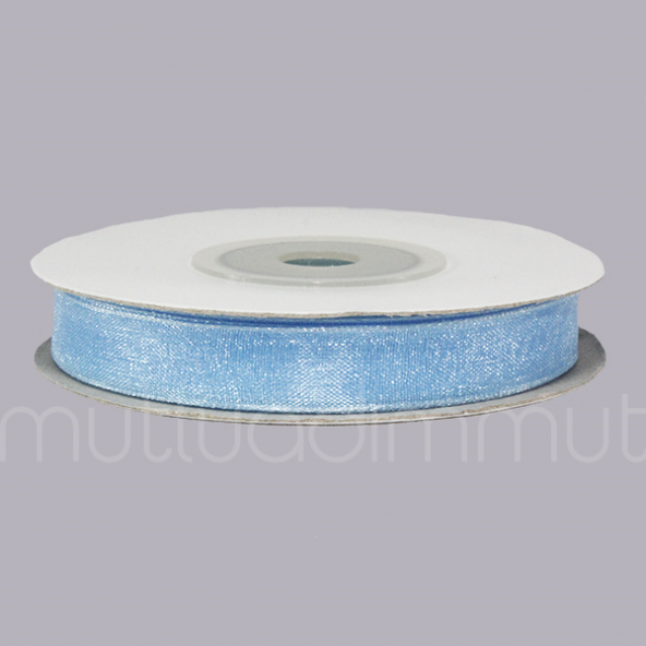 1cm X 22,5metre Düz Organze Kurdela - 4