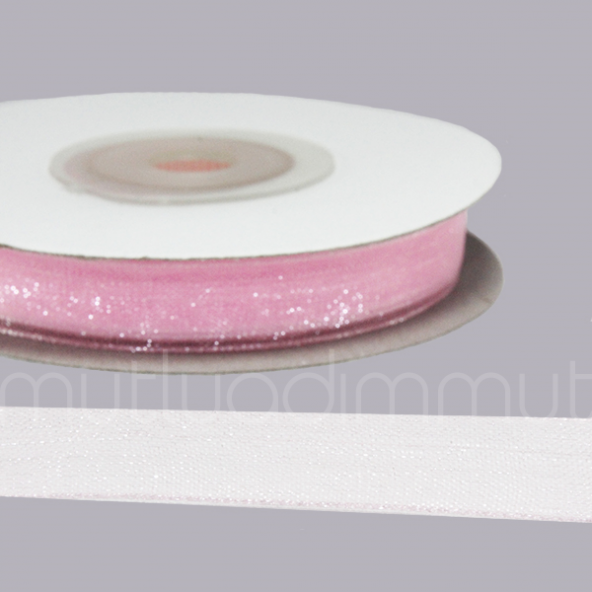 1cm X 22,5metre Düz Organze Kurdela - 5