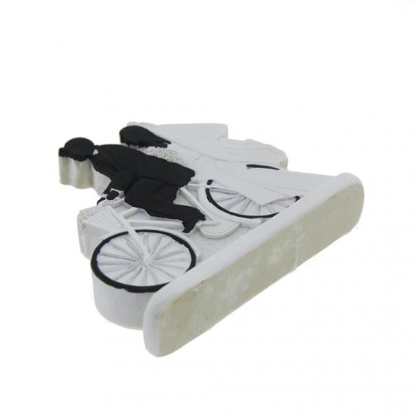 10cm Gelin Damat Biblo Bisiklette 1 Adet - 3