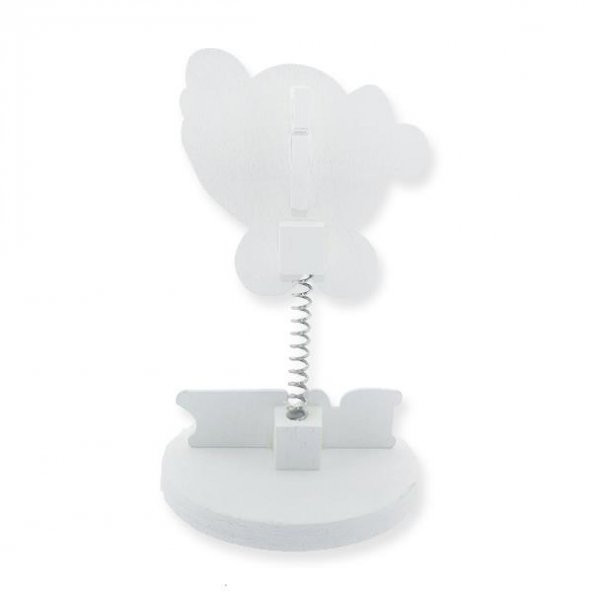 12 Adet Bebek Boy Sticker Ahşap Notluk - 2