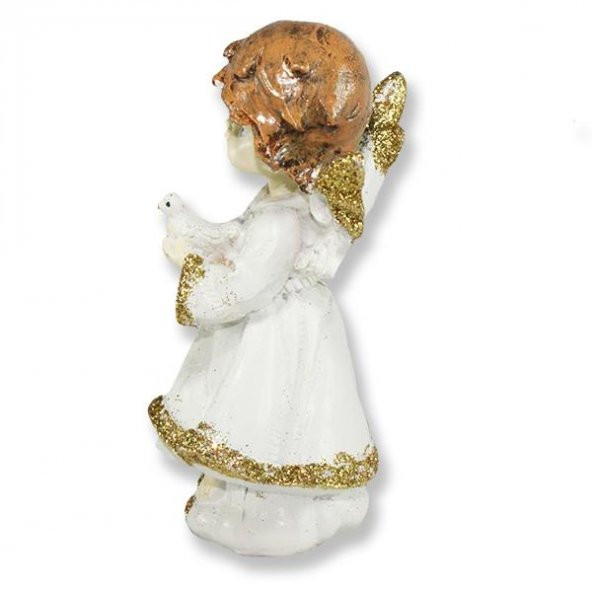 Elinde Kuş Olan Melek Biblo 1 Adet - 6