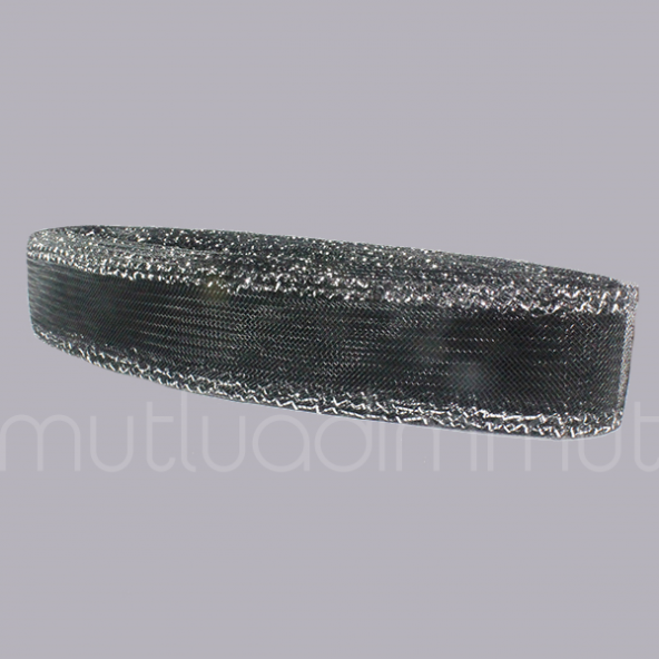 4,5cm X 25metre Simli Gren Esnek Kurdela Gelinlik Abiye - 5
