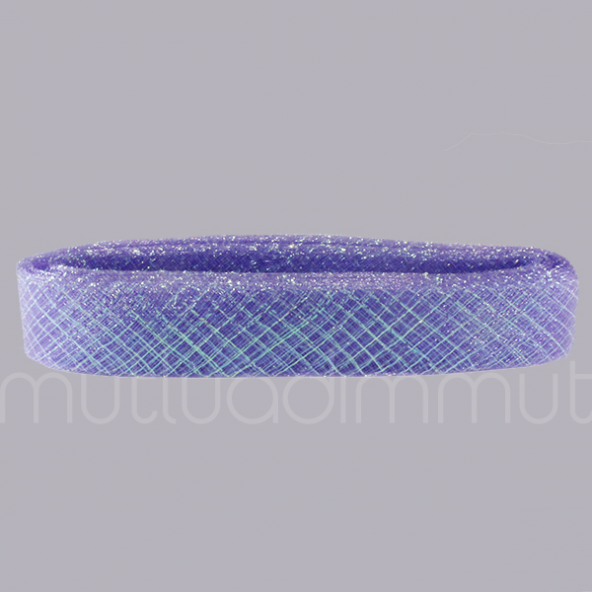 4,5cm X 25metre Simli Baklavalı Gren Esnek Kurdela - 5