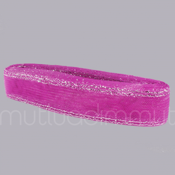 4,5cm X 25metre Simli Gren Esnek Kurdela Gelinlik Abiye - 10